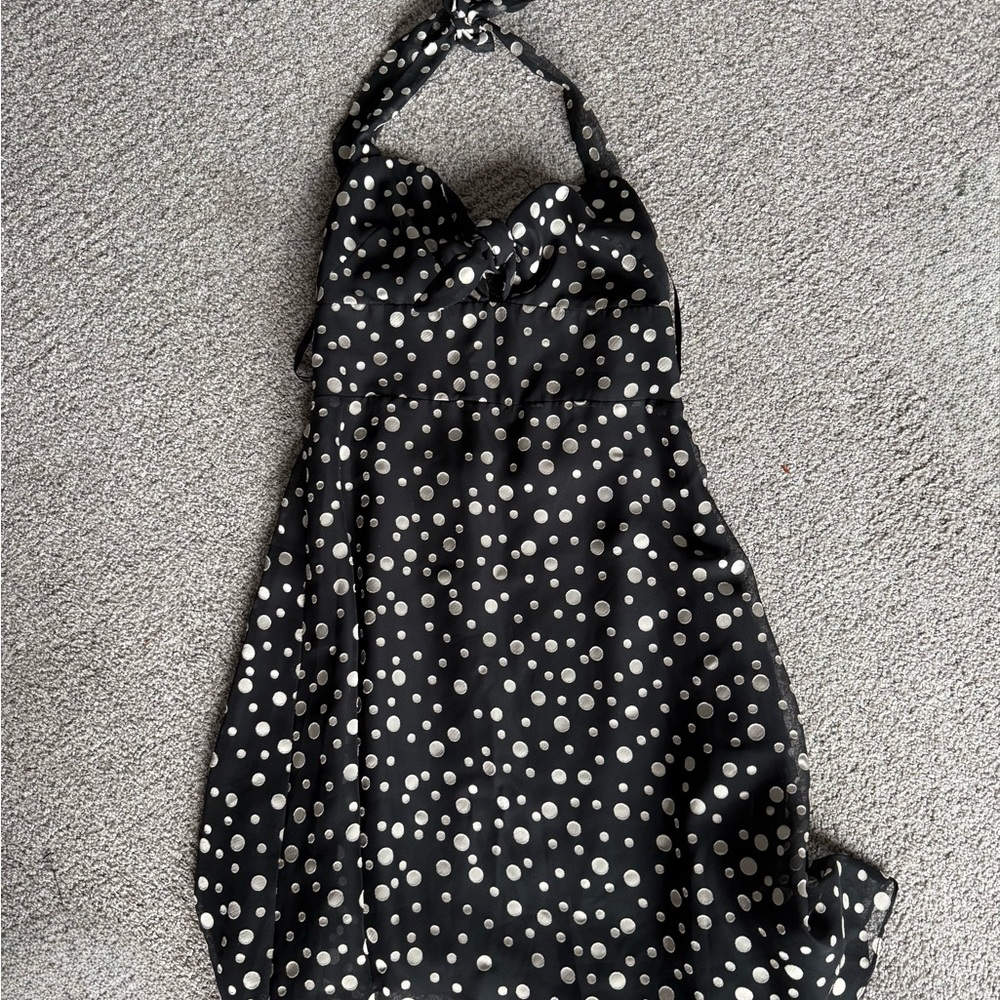 Vintage Betsey Johnson Polka Dot Halter dress